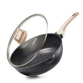 CAROTE Sauteuse 32cm avec Couvercle