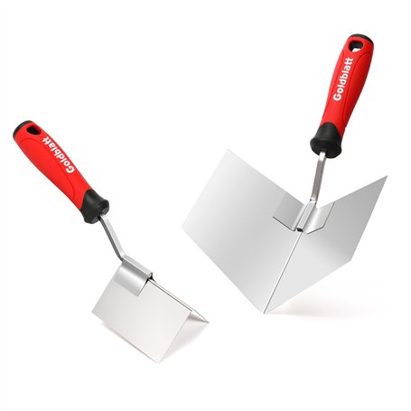 Goldblatt Set de 2 Truelles d'angle en Acier Inoxydable