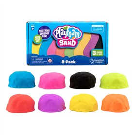 Learning Resources Paquet de 8 couleurs assorties de sable Playfoam