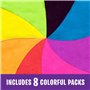 Learning Resources Paquet de 8 couleurs assorties de sable Playfoam , 8 couleurs assorties à malaxer, mélanger et modeler, class