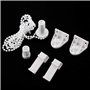 2 Ensembles 17 mm Enrouleur Perle Ajustable Store Enrouleur Embrayage Chaîne de Store Enrouleur Attache Store sans Percage pour 