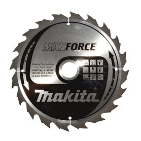 Lame carbure MAKFORCE Ø235 mm 20D pour bois - MAKITA B-32269