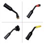 CLKE Nettoyeur Vapeur Set, 8 pcs Accessoires pour Nettoyeur Vapeur Kärcher SC1 SC2 SC3 SC4 SC5, comprenant 4 Brosses Rondes, 1 G