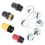 CLKE Nettoyeur Vapeur Set, 8 pcs Accessoires pour Nettoyeur Vapeur Kärcher SC1 SC2 SC3 SC4 SC5, comprenant 4 Brosses Rondes, 1 G