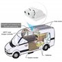 Lot de 2 passe-câbles solaires étanches pour voiture, traversée de toit solaire, passe-câbles étanches, passe-câbles de toit et 