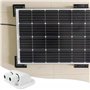 Lot de 2 passe-câbles solaires étanches pour voiture, traversée de toit solaire, passe-câbles étanches, passe-câbles de toit et 