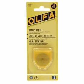 Olfa Recharge de lame rotative (5 par paquet) – 28 mm