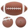 Ballon de football américain – Ballon de football américain Wilson antidérapant, ballons de football américain en cuir synthétiq