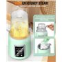 Chauffe-biberon portable en acier inoxydable avec couvercle anti-fuite, minuterie automatique, distributeur de lait en poudre et