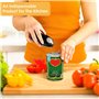 Ouvre-boîte électrique mains libres pour l'arthrite avec interrupteur à une touche pour la cuisine, les personnes âgées, les res