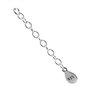My-Bead Extension Chaîne 6cm Argent 925 pour Colliers et Bracelets Qualité par Bijoutier DIY