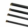 ASZLBYM 14 pièces trou intérieur Outil de tour S07K/S08K/S10K/S12M-SCLCR06 Porte-outil de tournage pour tour CNC indexable ensem