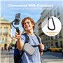 STARTRC PHOTO Sacoche Osmo Mobile 7P,Sacoche de Rangement Portable Om 7 Pro PU pour DJI Osmo Mobile 7P Accessoires pour Stabilis