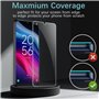 Vuciya Lot de 3 Verre Trempé Compatible avec TCL 505 Protection Écran Vitre Film Résistant aux Rayures HD Ultra 9H Dureté Transp