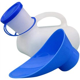 Urinoir Homme et Femme Urinoir Unisexe pour Voiture 1000ML Portable Urinoir Voyage Réutilisable Bouteille Collector d'urine pour