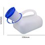 Urinoir Homme et Femme Urinoir Unisexe pour Voiture 1000ML Portable Urinoir Voyage Réutilisable Bouteille Collector d'urine pour