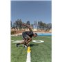 SKLZ Barrières L'entraînement de Vitesse pour Le Sport et L'athlétisme Entraîneur Mixte, Jaune, Taille Unique
