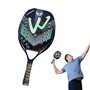 TROONZ Raquettes de Paddle,Raquette Padel | Raquette de Paddleball en Fibre de Carbone | Raquette de Paddle-Tennis légère, Raque