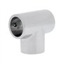 Sharplace Support Coude de Bateau Barre à Main Raccord Quincaillerie pour Bateau 25mm 90 Degré, Acier