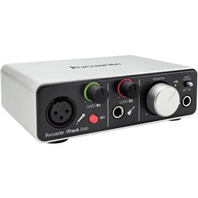 Focusrite iTrack Solo Interface audionumérique USB 2.0/iPad 2 entrées/2 sorties Noir