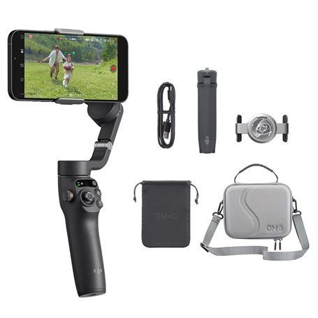 DJI Osmo Mobile 6 Bundle Stabilisateur pour Smartphone avec Sac De Rangement