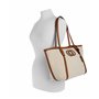 GUESS Sebina Sac fourre-tout Naturel/Caramel, Naturel/caramel, Taille unique