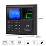 LUCINE 1.8 Pouces Biométrique Empreinte Digitale Système de Présence de Temps Enregistreur D'horloge Dispositif D'enregistrement