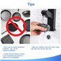 ovwo Lot de 12 Eponge Vaisselle en Acier Inoxydable - Eponge Metallique Haute Qualité, Boule Inox Plancha, Éponges à Récurer trè