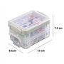 YMWALK boîte de couture portable avec accessoires de couture Kit aiguille et fil