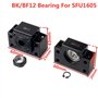 Kit de vis sphériques SFU1605 de 250 mm + kit BK/BF12 + vis à bille anti-contrecoup avec écrous sphériques + boîtier écrou pour 