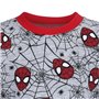 Marvel Spider Man Ensemble de jogging 2 pièces pour garçons, chemise à manches courtes et pantalon de sport, gris, 3 ans