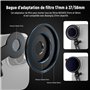 Neewer Pince Universelle pour Objectif d'appareil Photo de téléphone de 17 mm avec Filtre de 17 mm à 37 mm et 58 mm, Support de 