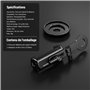 Neewer Pince Universelle pour Objectif d'appareil Photo de téléphone de 17 mm avec Filtre de 17 mm à 37 mm et 58 mm, Support de 