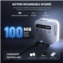 NEEWER Basic Lampe Vidéo RVB Magnétique, Mini Lampe LED RVB 360° CRI96+ 2500-9000K 18 Scènes 3 Sabots Froids et 1/4", 2000mAh Re