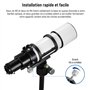 Neewer Support de télescope Universel à Queue d'aronde pour viseur et pointeur Laser, Pince à Queue d'aronde avec Deux vis à Ore