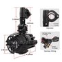 SUPAREE LED Phares Avant Moto, Phare Antibrouillard Auxiliaire + Housse de Protection + Harnais de Câblage pour Moto