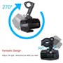 2 x LED Phare Auxiliaire Lampe Avant Feux Brouillard 40W IP67 DRL avec Support pour R1200 GS X-ADV 750 Universal Moto