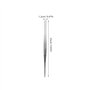 ULTNICE Lot de 2 pinces pour cuisine professionnelles, multi-usages et multifonctions avec pointe courbée et droite