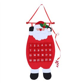 Calendrier De Lavent Suspendu En Feutre 3d Calendrier Du Compte à Rebours Du Père Noël Signe De Calendrier Suspendu De Noël Cale