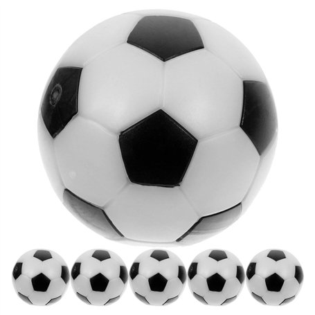 ULTNICE Balles pour baby-foot Boules de ballon de table de 6PCS 32mm noir/boule blanche