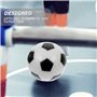 ULTNICE Balles pour baby-foot Boules de ballon de table de 6PCS 32mm noir/boule blanche