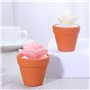 OUNONA Lot de 10 Pots en Terre Cuite de 4,5 x 5 cm pour Cactus, Fleurs, Plantes Grasses. Parfaits pour Le Jardinage, Le Bricolag