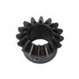 BQLZR 26 mm de diamètre 18 mm Hauteur Argent Noir 45 # Acier 1.5 module 16 dents engrenages coniques Lot de 2, Argenté/noir