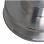 BQLZR Poulie à gorge simple en alliage d'aluminium argenté de 31 x 15 x 6 mm à alésage fixe de 6 mm pour arbre de moteur de 3 à 