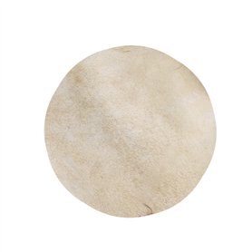 BQLZR Peau de chèvre jaune 30 x 30 x 0
