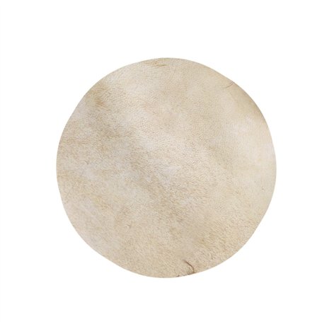 BQLZR Peau de chèvre jaune 30 x 30 x 0