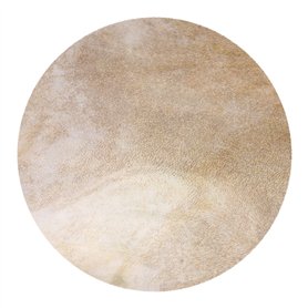 BQLZR Peau de chèvre jaune clair de 40 cm de diamètre pour tambourin africain de 30