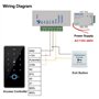FST Système de Contrôle d'accès étanche IP68 Extérieur Clavier RFID d'empreintes Digitales Biométriques + Alimentation + 10pcs P