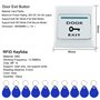 FST Kit de Système de Contrôle d'accès de Porte Ensemble d'empreintes Digitales Biométriques IP68 Clavier RFID étanche + Aliment