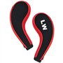 12 Pièces Capuchon de Golf Protection Club Golf Couvre Fer Golf Long Cou Impression de Numéro Couvre Fer Golf avec Fermeture à G
